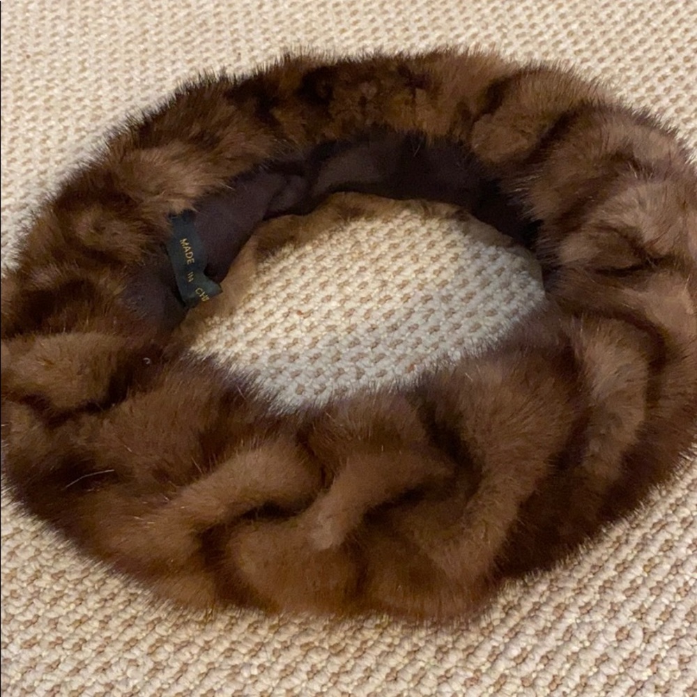 Brown Mink Headband